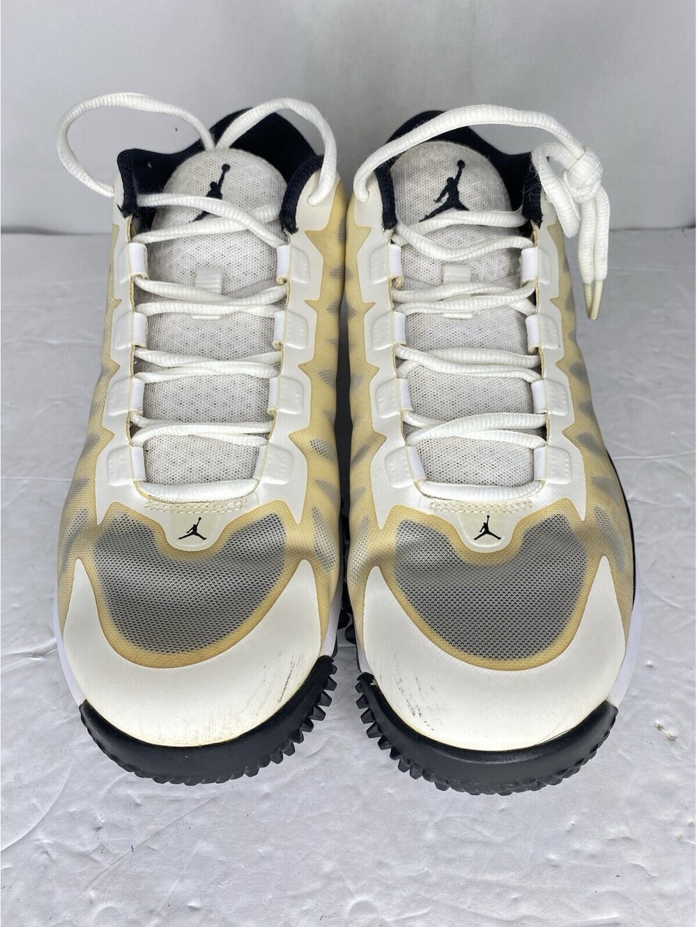 NIKE AIR JORDAN DOMINATE PRO GOLF SHOES MEN'S SIZE 9 707516-112 White/Tan